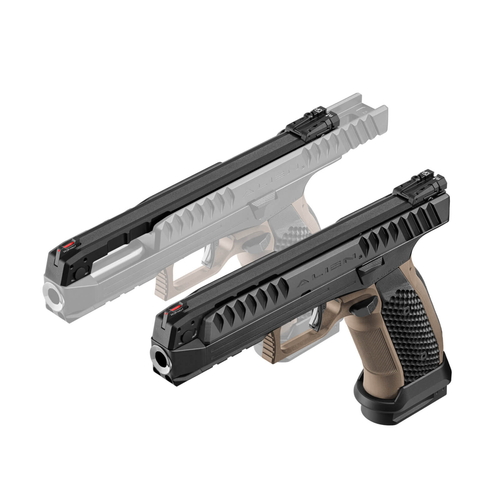 alien-black-green-full-kit Alien Full Kit . Must/Roheline