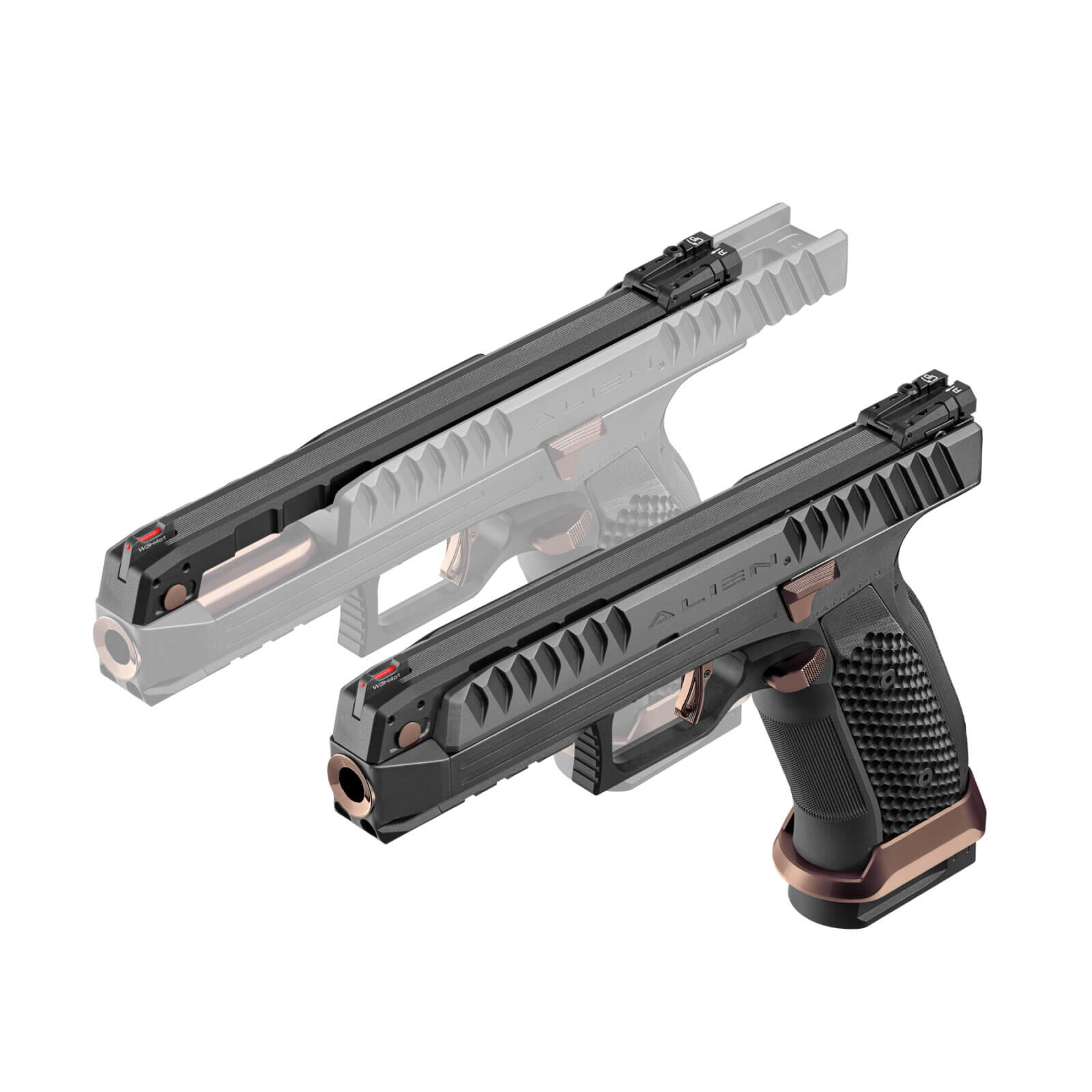 Alien Full Kit . Hall/Punane kuld